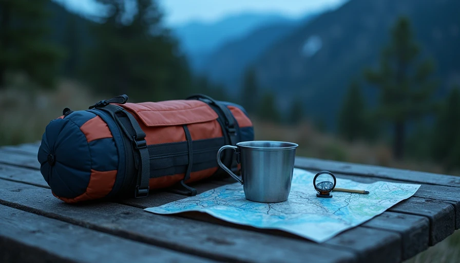Visual context for ultralight backpack