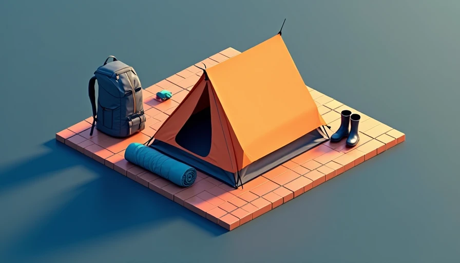 Visual context for ultralight tent