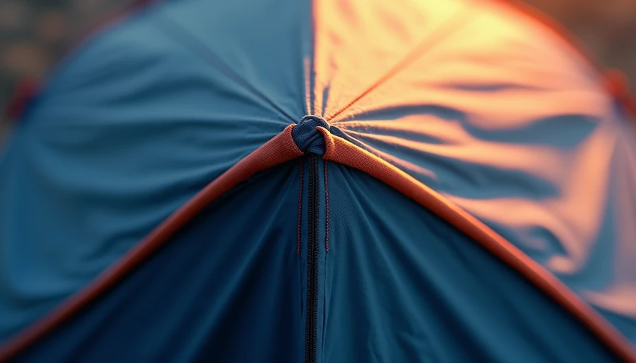 Illustration for ultralight tent