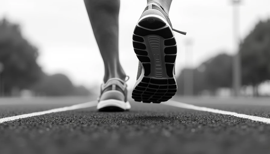 Illustration for ultralight running shoe