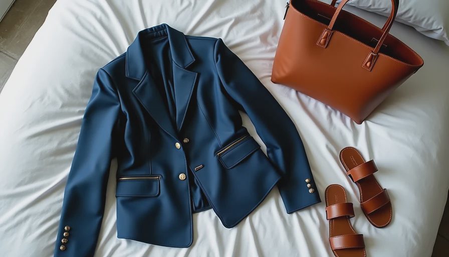 Visual context for trail to town capsule wardrobe for travelers
