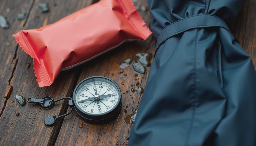 Visual context for minimalist hiking setup for Pacific Northwest rain