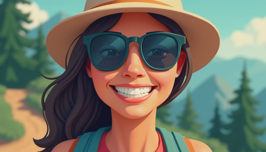 Visual context for what to wear on a hike