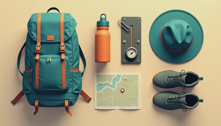 Illustration for what to wear on a hike