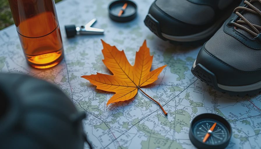 Visual context for what to wear hiking in fall