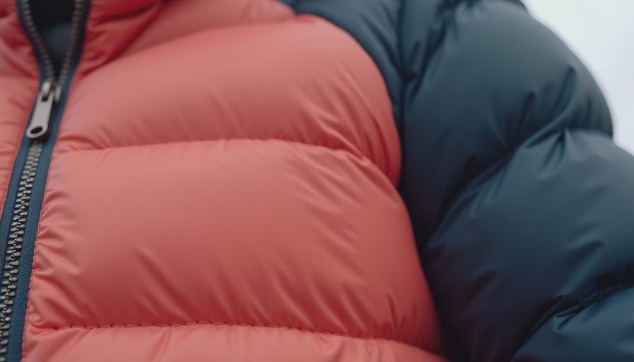 Visual context for lightweight puffer jacket